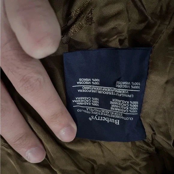 Burberrys Brown Quilted Outerwear 54 Regular - Picture 2 of 3